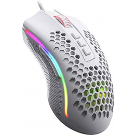 Mouse Gamer Redragon Storm Lunar White 12400DPI 7 Botões Programáveis RGB - M808W-RGB na Amazon