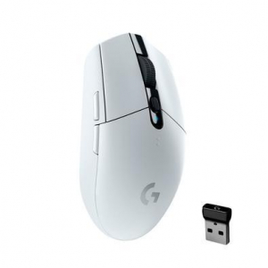 Mouse Gamer sem fio Logitech G305 Hero Lightspeed 6 Botões Branco na KaBuM!