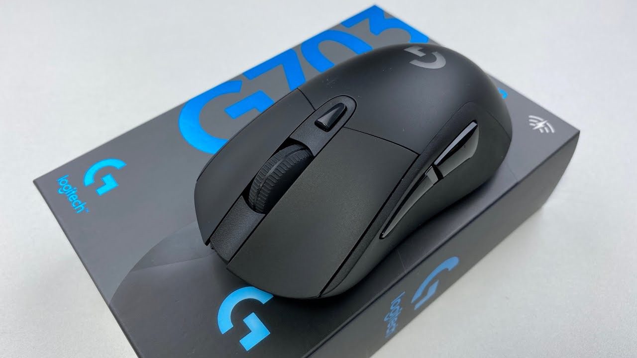 Mouse Gamer Sem Fio Logitech G703 LIGHTSPEED com RGB LIGHTSYNC, 6 Botões Programáveis, Sensor HERO 25K e Bateria Recarregável – Compatível com POWERPLAY na Amazon