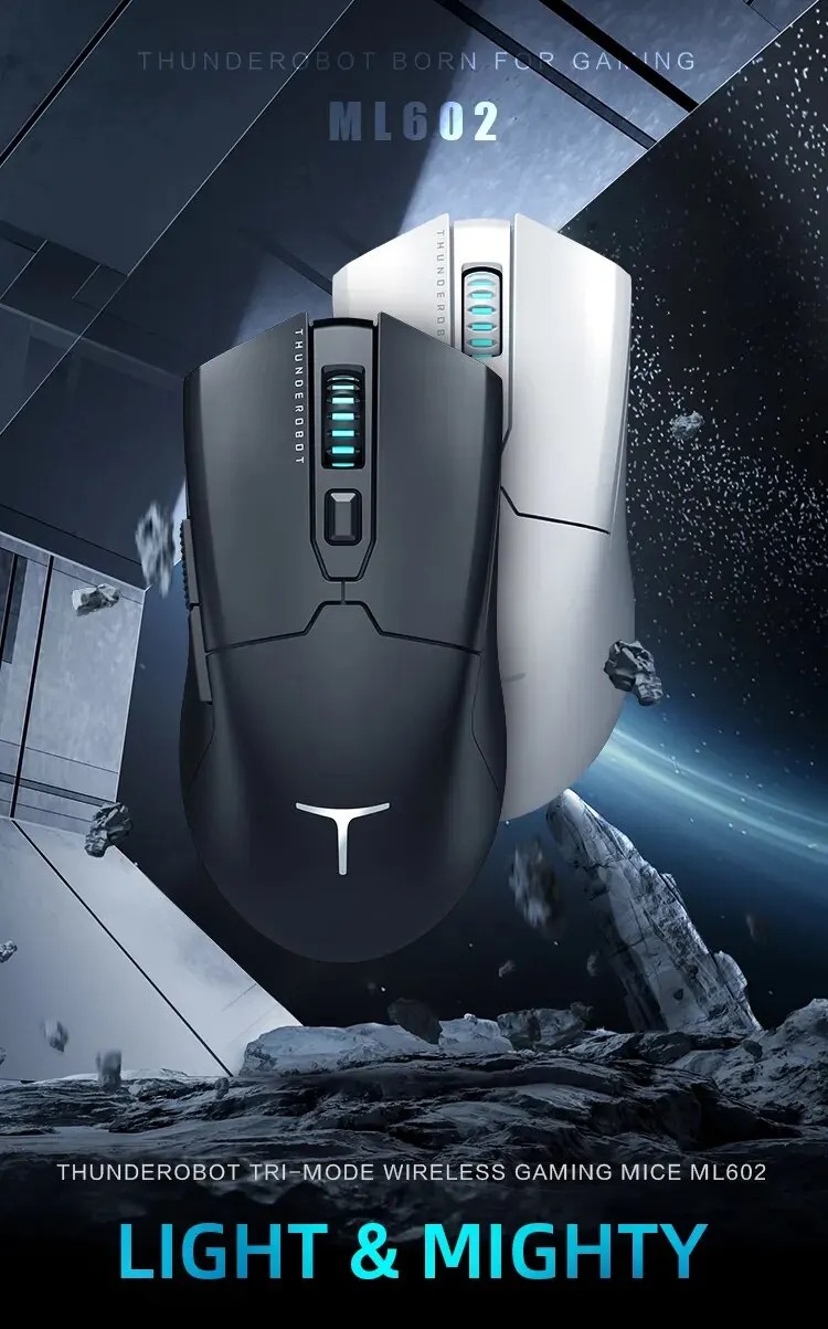 Mouse Gamer Sem Fio Thunderobot ML602 na Aliexpress