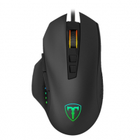 Mouse Gamer T-Dagger Captain, RGB, 8000 DPI, 7 Botões Programáveis, Black, T-TGM302 na Terabyte Shop