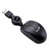 Mouse Genius Micro Traveler V2 1000 DPI USB 3 Botões Preto - 31010125100 na Gigantec