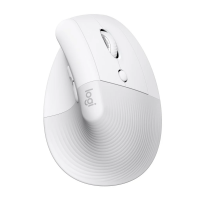Mouse Logitech Wireless Ergonômico Lift Vertical Off White na Nagem
