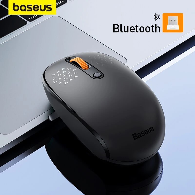 Mouse sem fio Baseus F01B na Aliexpress