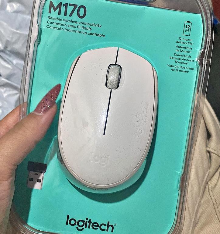 Mouse sem fio Logitech M170 com Design Ambidestro Compacto, Conexão USB e Pilha Inclusa na Amazon