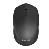 Mouse Sem Fio Philips, 1600DPI, Ambidestro, 3 Botões, Wireless, Preto na KaBuM!