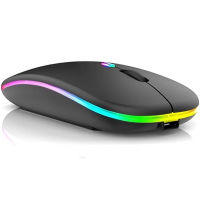Mouse Sem Fio Recarregável Wireless Bluetooth Optico Led Rgb na Amazon
