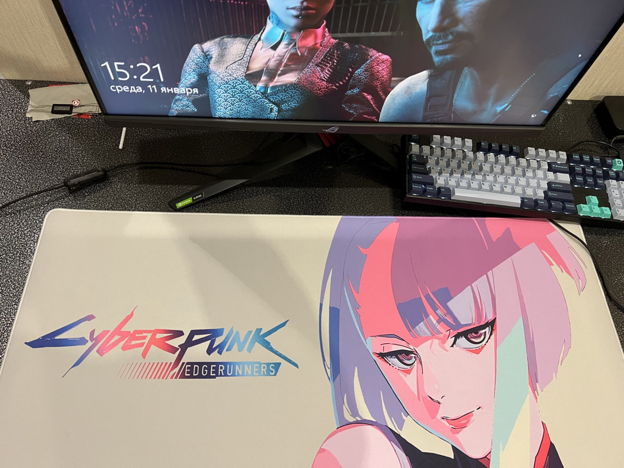 Mousepad Cyberpunk na Aliexpress