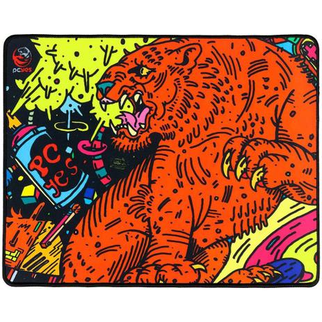 Mousepad Gamer Pcyes Tiger, Médio 500X400mm, Estilo Speed, Estampado – PMT50X40 – Magazine na Magazine Luiza