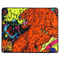Mousepad Gamer Pcyes Tiger, Médio 500X400mm, Estilo Speed, Estampado na KaBuM!