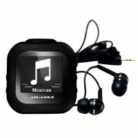 MP4 Relógio Digital Aquarius Strap 4GB USB Acompanha Fones De Ouvido E Cabo USB na Americanas