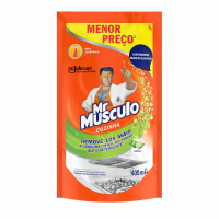 Mr. Músculo Desengordurante Cozinha Limão, Refil Sachê 400ml na Amazon