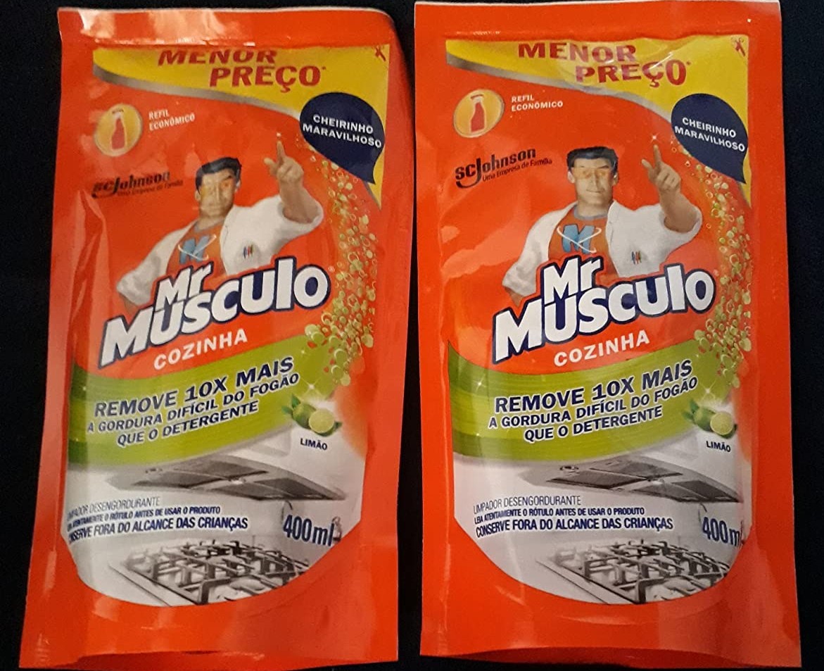 Mr. Músculo Desengordurante Cozinha Refil Sachet Limão 400 ml na Amazon