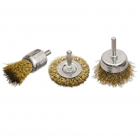 Mtx Jogo De Escova De Aço Carbono 3 Peças 1 Plana 50 Mm E 2 T na Amazon