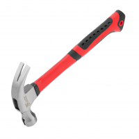 MTX Martelo De Unha Magnético – Cabeça De Aço 27 Mm, Cabo De Fibra De Vidro Antiderrapante, 450 G na Amazon