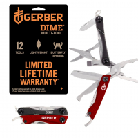 Multiferramenta Gerber Gear Mini Dime 12 Em 1, Vermelho na Amazon
