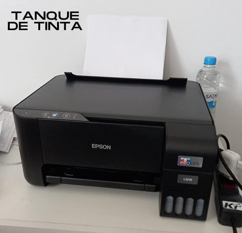 Multifuncional Epson EcoTank L3210 – Tanque de Tinta Colorida, USB, Bivolt na Amazon