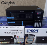 Multifuncional Epson Ecotank L4260 – Tanque de Tinta Colorida, Wi-Fi Direct, Frente e Verso Automático, Bivolt na Amazon