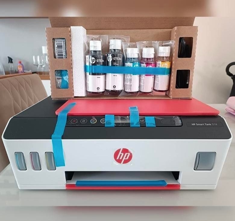 Multifuncional Tanque de Tinta HP Smart Tank 514 Wireless – Impressora, Copiadora, Scanner na Ponto