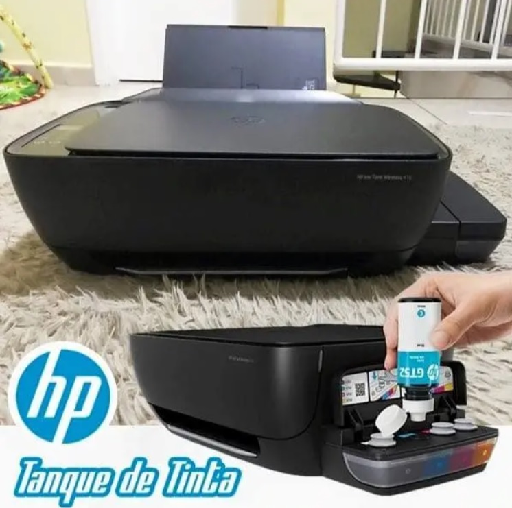 Multifuncional Tanque de Tinta Ink Tank HP 416 Wireless – Impressora, Copiadora, Scanner na Casas Bahia