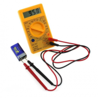 Multímetro Digital Dt-830 Dcv Acv Dca Diodo Com Bateria 9v na Aliexpress