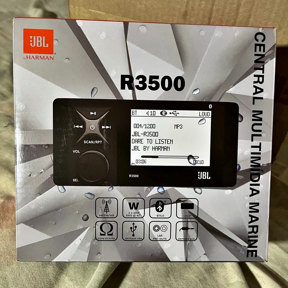 Multimídia Marine Bluetooth JBL R3500 na Amazon