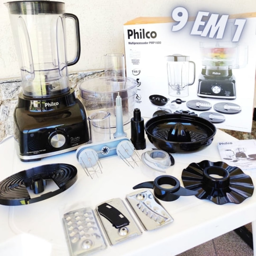 Multiprocessador Philco PMP1600P 9 em 1 1700W na Shopee