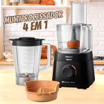 Multiprocessador PowerChop 600 Plus, Philips Walita, 4 em 1, Preto 600W, 220v – RI7300/92 na Amazon