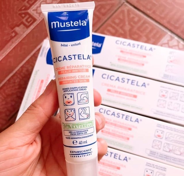 Mustela Cicastela Creme Reparador Hidratante 40ml na Amazon