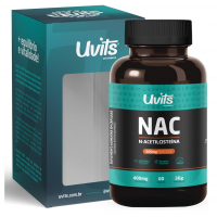 Nac N-acetil L-cisteína 800mg 60 Cápsulas - Uvits na Amazon