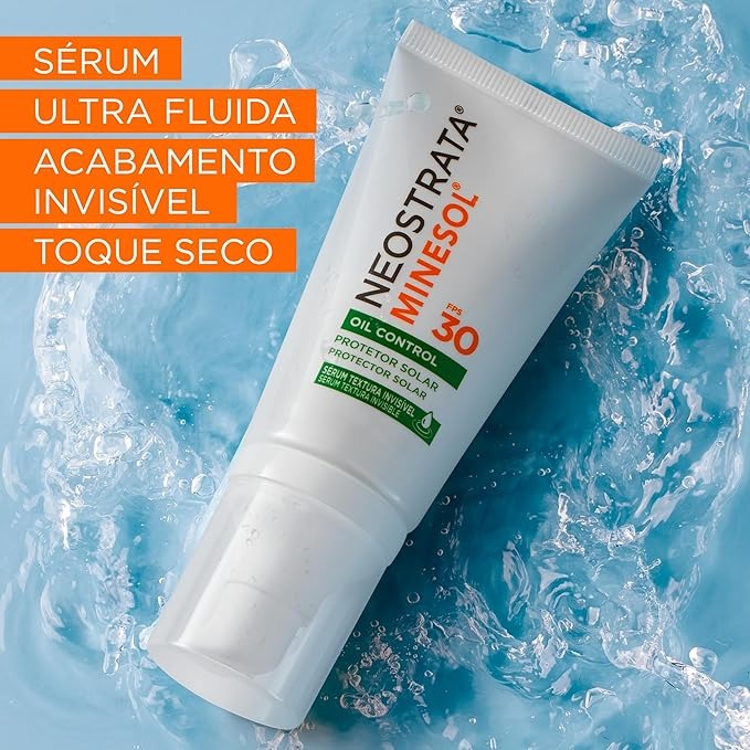 Neostrata Minesol Protetor Solar Facial Sérum Oil Control FPS 30, 40g na Amazon