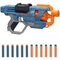 NERF Elite 2.0 Commander RD-6, Lançador Em Plástico Azul E Laranja Com 12 Dardos na Amazon