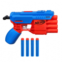 Nerf, Lançador Alpha Strike Claw QS-4, Azul E Laranja na Amazon