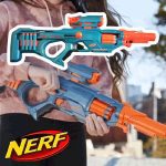 NERF, Lançador Elite com Mira Removível, Azul na Amazon