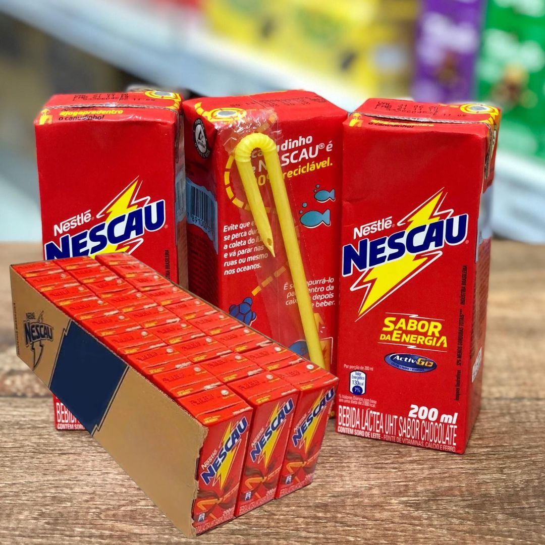 Nescau Bebida Láctea 180ml caixa com 27 unidades na Amazon
