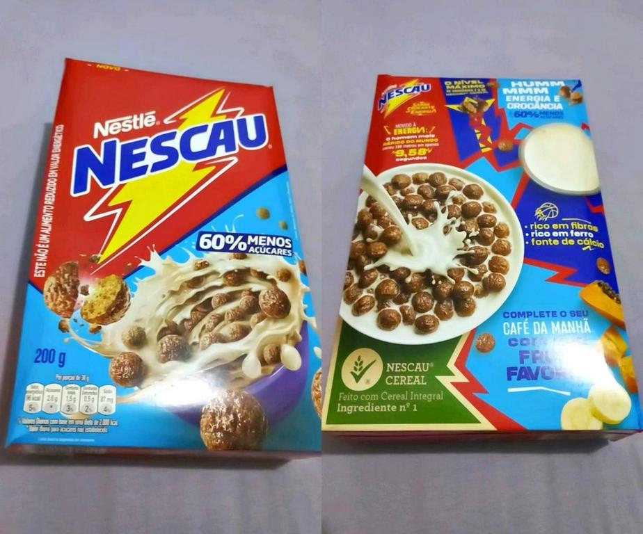 Nescau, Cereal Matinal, 60%, Menos Acucar, 200g na Amazon