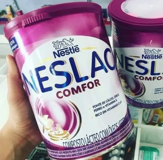 Neslac Comfor Composto Lácteo Infantil Nestlé Lata 800g na Casas Bahia