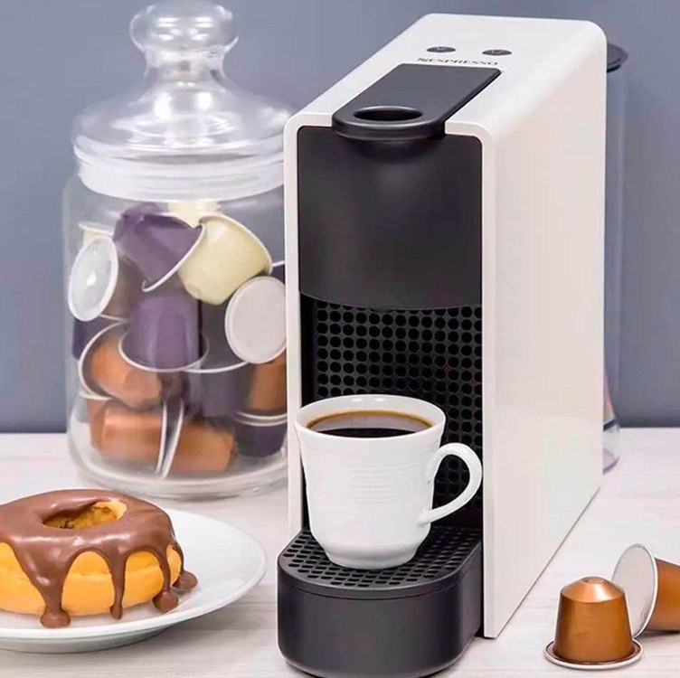 Nespresso Essenza Mini Cafeteira 110V, máquina de café Espresso compacta para casa, máquina de cápsula/cápsula elétrica automática (branca) na Amazon