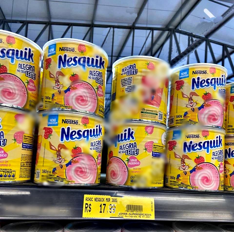Nesquik Achocolatado Em Pó Morango 380G na Amazon