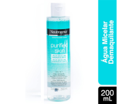 Neutrogena Água Micelar Demaquilante Purified Skin, 200ml na Amazon