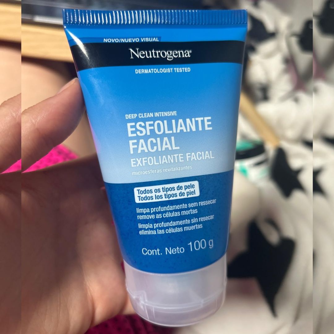 Neutrogena Gel Esfoliante Facial Deep Clean Intensive,100g na Amazon