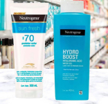 Neutrogena Kit Protetor Solar Sun Fresh FPS70 200ml + Hidratante Corporal Hydro Boost 400ml na Magazine Luiza