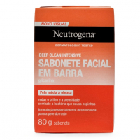 Neutrogena Sabonete Facial Em Barra Deep Clean Intensive, 80g na Amazon