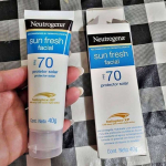 Neutrogena Sun Fresh Protetor Solar Facial FPS 70, 40g na Amazon