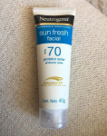 Neutrogena Sun Fresh Protetor Solar Facial FPS 70, 40g na Amazon