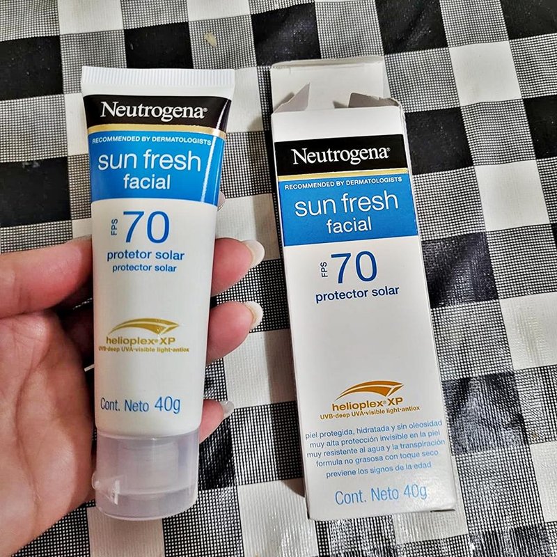 Neutrogena Sun Fresh Protetor Solar Facial FPS 70, 40g na Amazon