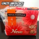 Neve Pack Lenços Umedecidos Toque de Seda, 48 Lenços, Leve 4 Pague 3 na Amazon