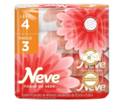 Neve Pack Lenços Umedecidos Toque de Seda, 48 Lenços, Leve 4 Pague 3 na Amazon