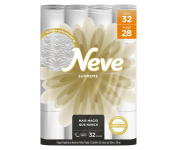 Neve Papel Higiênico Supreme Folha Tripla, 20m, 32 Rolos na Amazon
