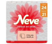 Neve Papel Higiênico Toque de Seda, 30m, Leve 24 Pague 21 na Amazon